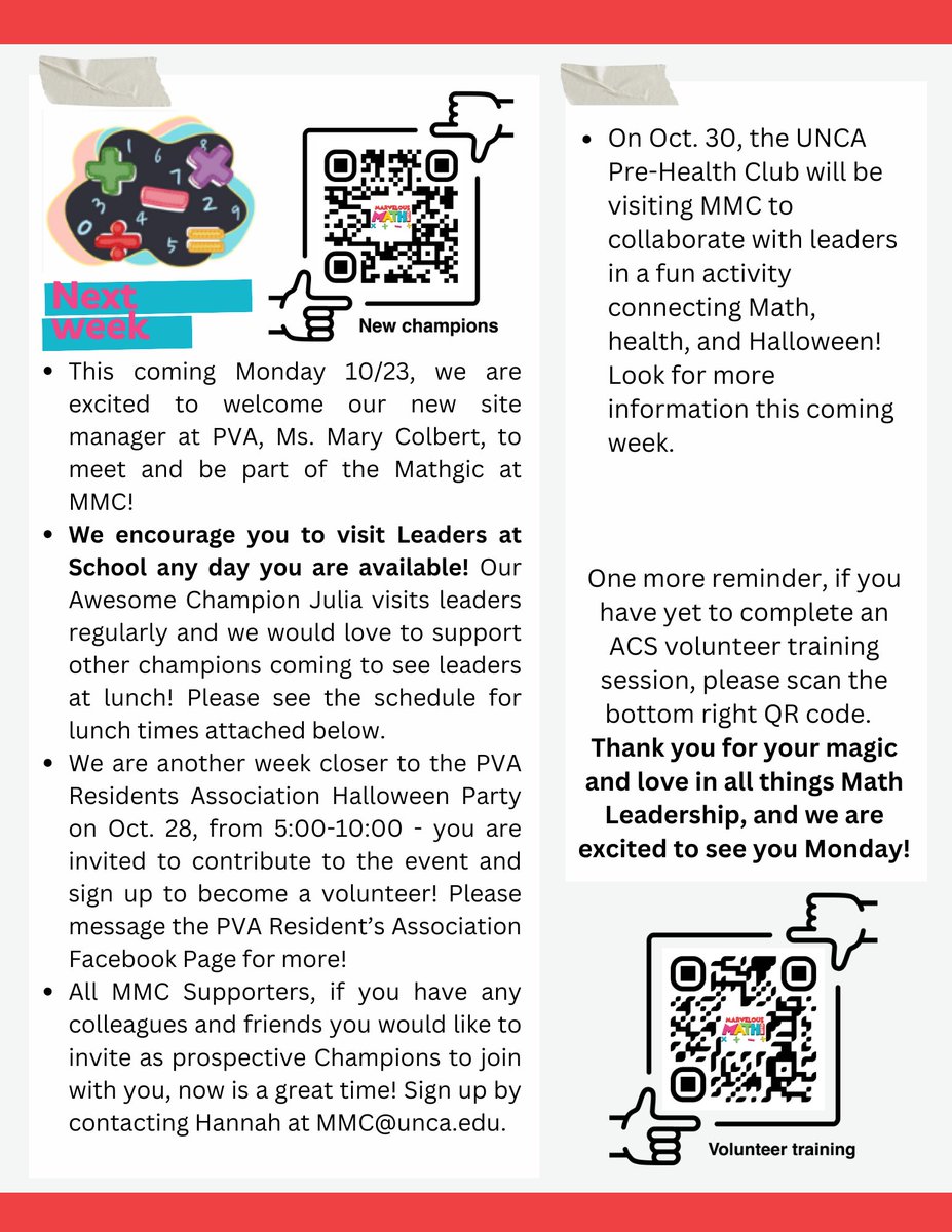 The Marvelous Math Club had many cool things to share from last week!📷 Check out their newsletter!📷 #ACSCougarPride