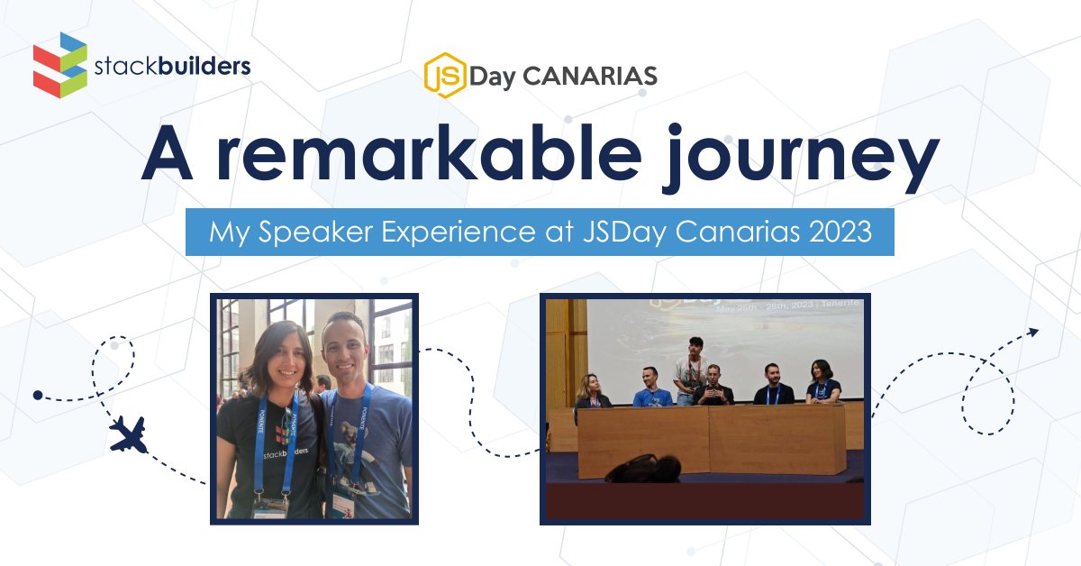 stackbuilders's tweet image. Join us in reliving a remarkable journey at #jsdaycanarias2023 through the eyes of Naty Rocha! This compelling blog post will give insights into the vibrant tech community and her speaker experience.

stackbuilders.com/blog/A-remarka…

🌟 #JavaScript #TechEvents #JSDAYCanarias