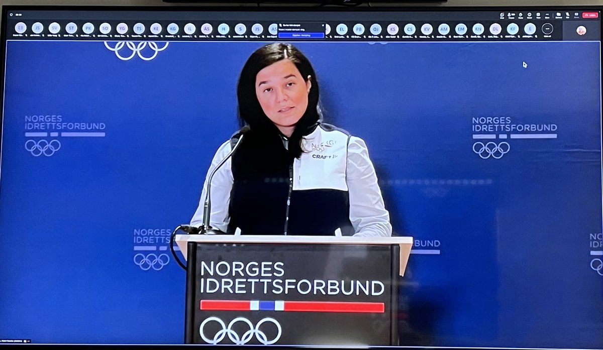 Ekstraordinært Idrettsting flott opna av idrettspresident ⁦@ZSamarai⁩ Godt å høyre korleis det vert jobba for idretten si utvikling! Engasjement, mot og kraft i dette leiarskapet! ⁦@idrett⁩ #vestlandidrettskrets