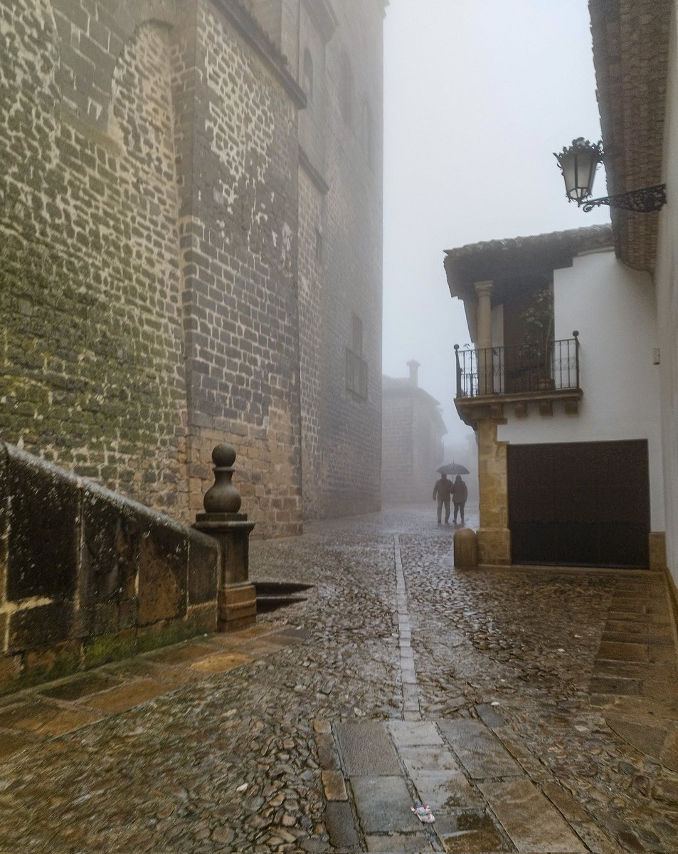 victoriamolcc's tweet photo. ¿Y lo bien que le sienta la lluvia y la niebla a Baeza?

Le da un aire de misterio muy chulo, además de resaltar más la piedra de sus edificios y monumentos 🌧️❤️ https://t.co/3vZlRSQtZU
