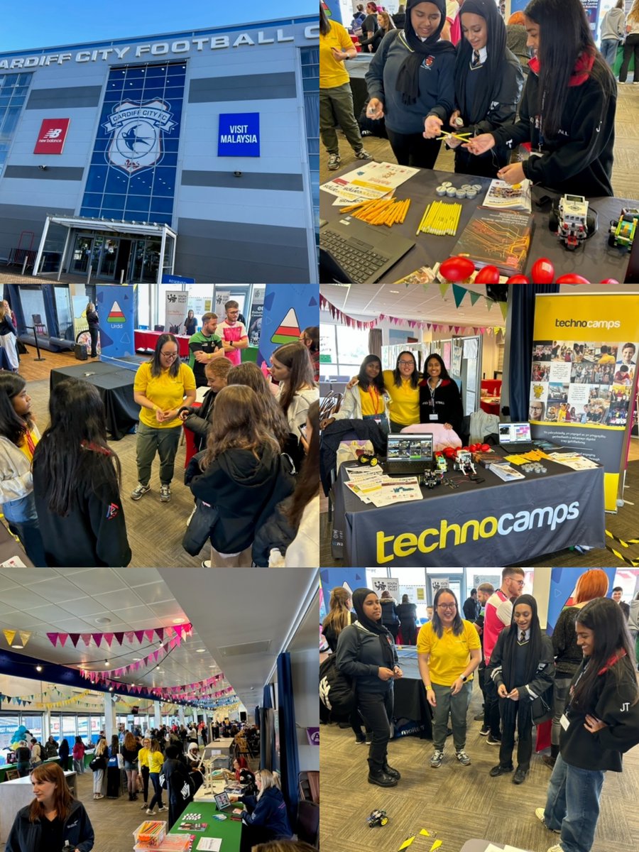CU Computer Science Outreach Team (@cucomscoutreach) on Twitter photo Great day at Cardiff City Stadium for Rights Fest, an inspiring event for girls and young women! Engaging discussions, activities, and more. Looking forward to day 2 tomorrow.
<a href="/Technocamps/">Technocamps</a> @ChildFriendlyC1 <a href="/GirlsIntoSTEM/">Girls Into STEM</a> Great day at Cardiff City Stadium for Rights Fest, an inspiring event for girls and young women! Engaging discussions, activities, and more. Looking forward to day 2 tomorrow.
<a href="/Technocamps/">Technocamps</a> @ChildFriendlyC1 <a href="/GirlsIntoSTEM/">Girls Into STEM</a>