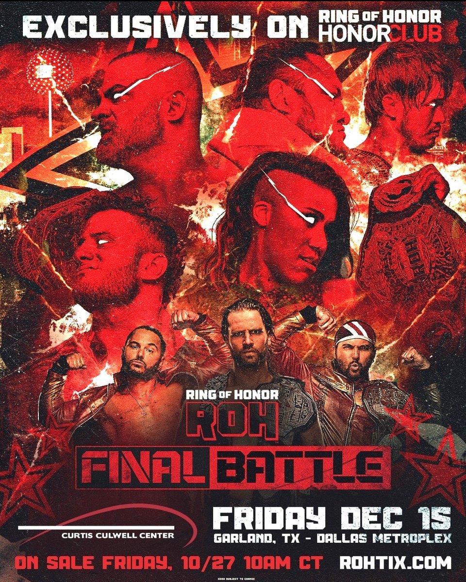 MattJacksonOOC's tweet photo. 2018 - Final Battle: 
The Young Bucks Last Match in ROH..
2023 - Final Battle:
The Young Bucks RETURN to ROH!

#AEW #AEWDynamite #TheElite #HungBucks #YoungBucks #Hangman #FinalBattle #ROH https://t.co/gUAGSbGndB