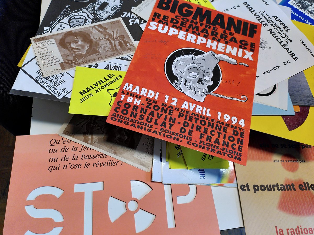 AContestataires's tweet photo. Jolie occasion de sortir quelques pièces de nos #archives #antinucléaires et de raconter un bout de l'histoire des #luttesécologistes conservé chez nous.
Un grand merci à @zieggla de #GeneveMonde
#ContreAtom #PierreLehman #LucileHanouz https://t.co/B5rcCxIsGc