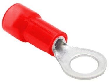 MajorElectronix's tweet image. The Mueller AI-50040N ring terminal is insulated with a red nylon and accepts 22-18 AWG wire. It has a 10 stud size and a voltage rating of 600V. #Mueller #RingTerminal buff.ly/3tWyP0w
