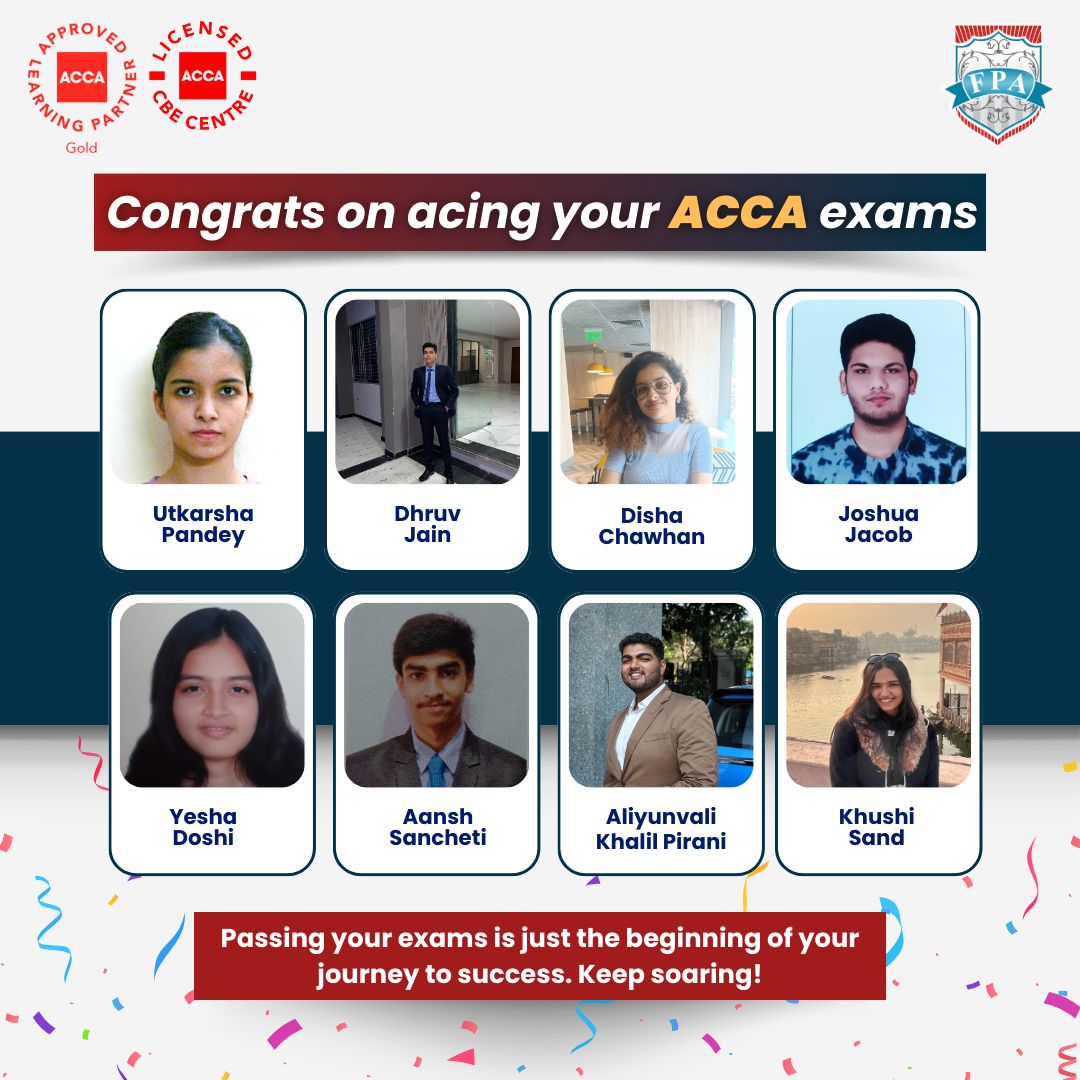 fpaedutech's tweet photo. @KirtanShahCFP @ACCAOfficial @zaheersayed83 @ACCAIndia 2/2
There's more to the list. Congratulations on your outstanding accomplishments β you guys have truly made it happen!
#ACCAResults #ACCAGlobal #ACCAMember #ACCAQualified #ACCA https://t.co/De0IMh5BJC