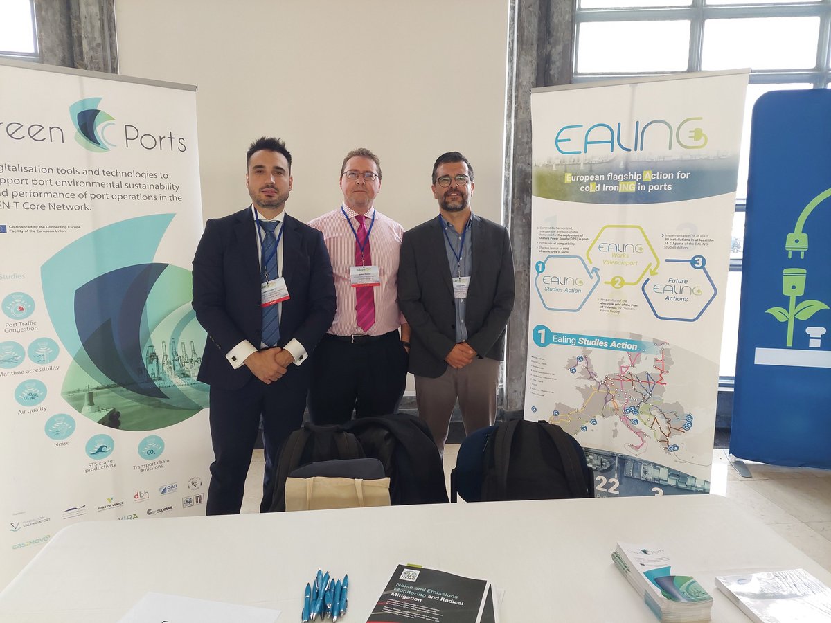 ProjectEaling's tweet image. 📢 #EALINGProject was presented during the 18th edition of the #Greenport Congress &amp;amp; Cruise in #Lisbon, showcasing achievements and results on #OnshorePowerSupply in #EuropeanPorts!

Read more about our participation ⬇️
tinyurl.com/5n6m7vy2
