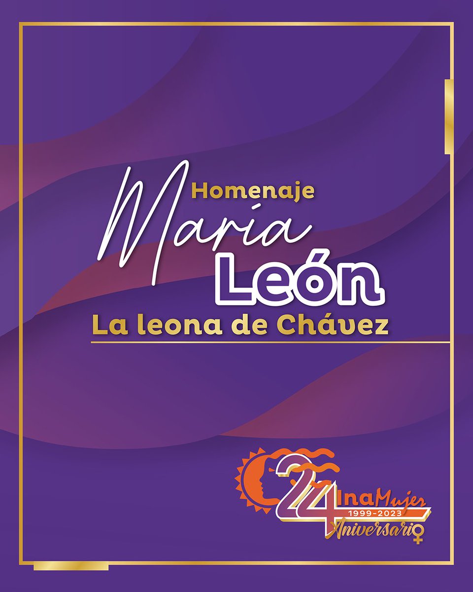 Lo que les prometí, el álbum: 'Homenaje a María León la Leona de Chávez', dedicado a las mujeres de nuestra amada Patria. ==> bit.ly/3FR4u6F
