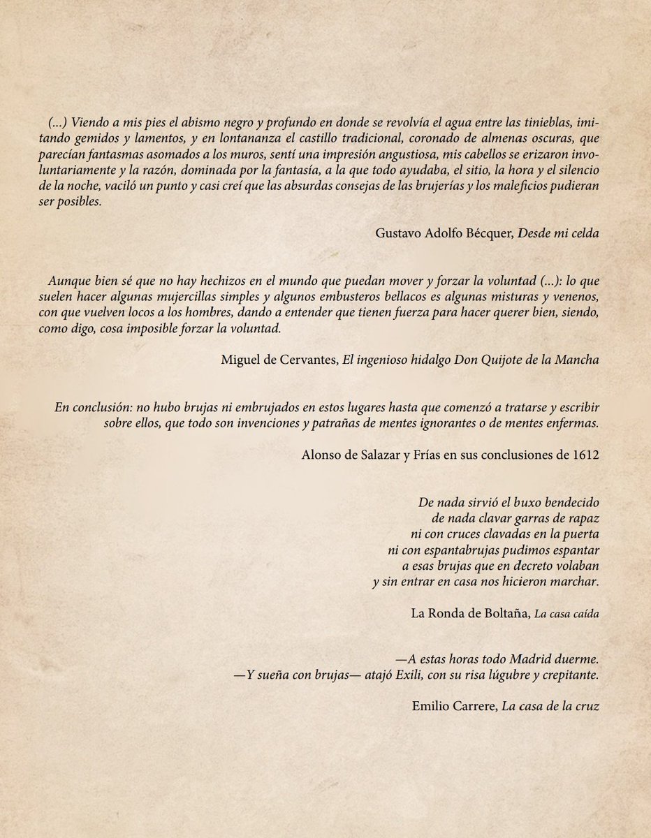 JaviertPrado's tweet photo. Tras más de 1 año de planificación, documentación, escritura, maquetación, dibujo... @DiesClara y yo hemos mandado a imprenta las 200 págs de "Breve viaje por la España de las brujas", que esperamos enviar a mecenas a finales de noviembre.

Para abrir boca, aquí va la 1era página https://t.co/wbZ7tqQIxQ