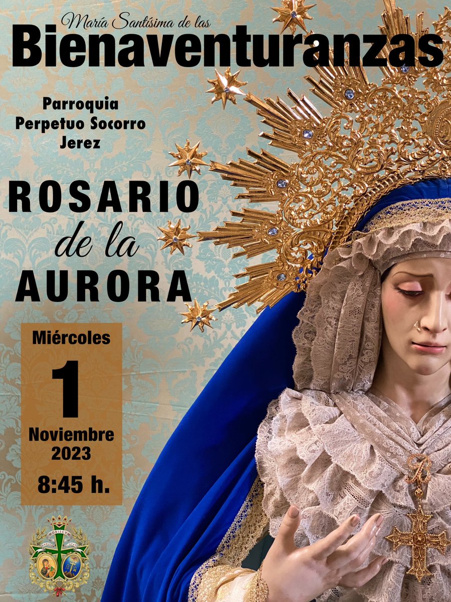 salvacionjerez's tweet photo. Recorrido del Rosario de la Aurora: Salida Templo, Avda/Soleá, C/Farruca, Avda/Amontillado, C/Bajete, Hospital, C/Bajete, C/Pisadores, C/De la Copla, Avda/Manzanilla, Avda/Los Liños, Avda./Soleá, y Entrada Templo. https://t.co/FFNPEa2iLH