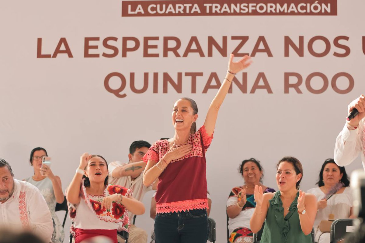 Reforzando su compromiso con la Cuarta Transformación, Claudia Sheinbaum visitó Quintana Roo, donde el mensaje de unidad y progreso fue escuchado por líderes locales y miembros de la comunidad.