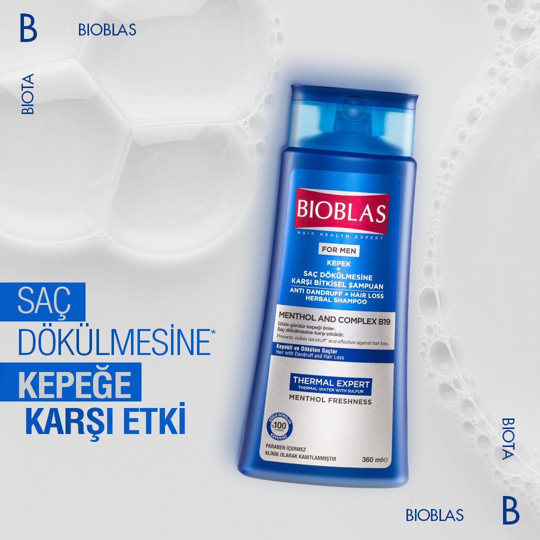 Bioblas içerisinde bulunan patentli bitkisel kompleks B19 ile saç dökülmesine karşı koruyucu etki gösterirken; termal su, mentol içeren özel formülasyonu ile de kepeği önlemeye yardımcı olur. 

#expertmen #termalsu #kepeksizsaçlar #saçdökülmesi #saçderisi #saçsağlığı