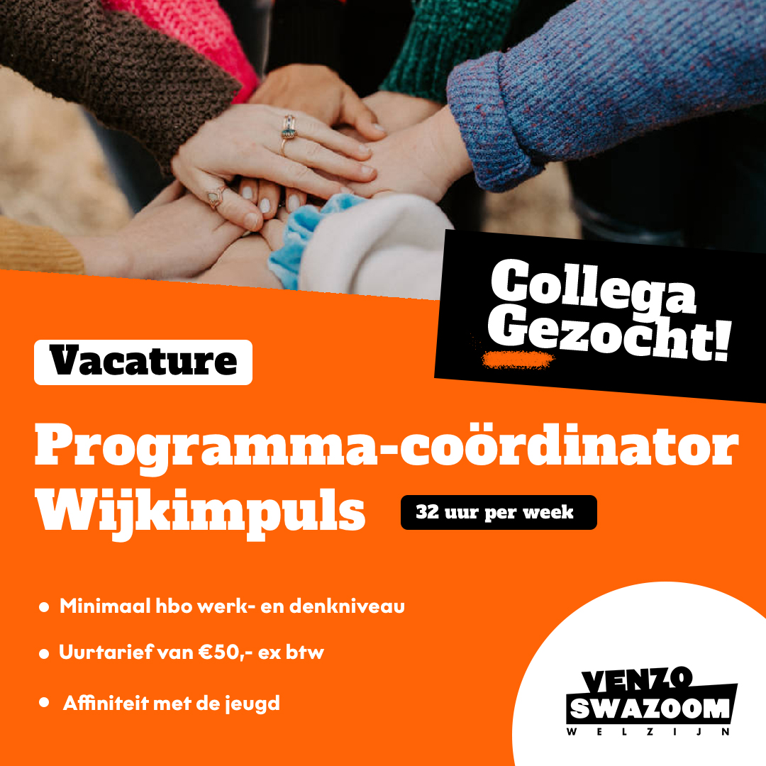 VenzoSwazoom's tweet photo. Werk jij als freelancer en heb je ervaring met het coördineren van projecten/programma’s? Bekijk dan onze openstaande opdracht voor de Wijkimpuls Amsterdam Zuidoost!

Zie link: https://t.co/yRq83Z8ONh

#vacature #amsterdam #wijkimpuls https://t.co/zHhcYB0FOA