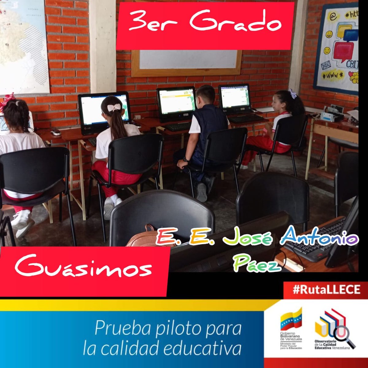 #RutaLlece
#mppeducacion
<a href="/NicolasMaduro/">Nicolás Maduro</a>
Jornada de evaluaciones  en  planteles educativos, en el marco del cumplimiento del objetivo de desarrollo No.4 de la agenda 2030 y la participación de Venezuela en los Laboratorios Latinoamericanos de Evaluación de la CalidadEducativa.