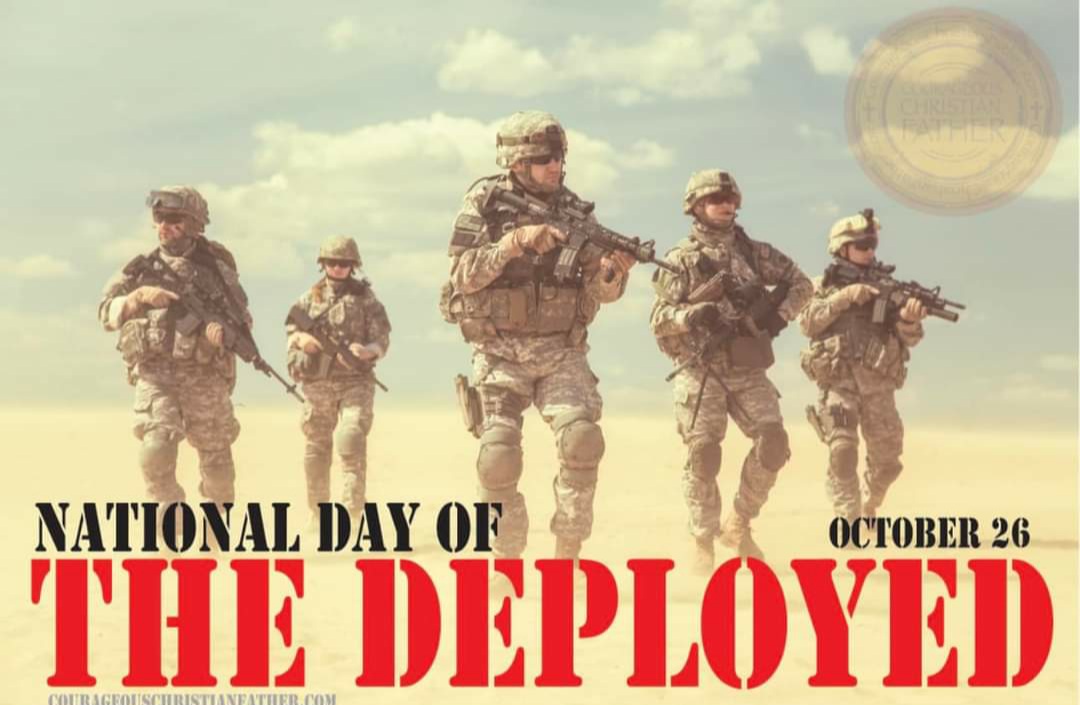 #OTD we honor all Military personnel deployed around the globe in defense of our great Country. 🇺🇲 
#DayOfTheDeployed #supportourtroops #USA #militaryfamilies #thankyou
#REDFriday #honorthem 
#LestWeForget #neverforget 
#RememberEveryoneDeployed