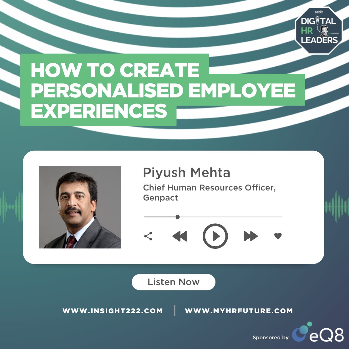 If you haven't already, be sure to listen to our latest #DigitalHRLeaders #podcast #episode: How to Create Personalised #EmployeeExperiences featuring @piyushmehta322, CHRO at @Genpact myhrfuture.com/digital-hr-lea…… #HRTech #PeopleAnalytics #AI #businesssuccess #EmployeeExperience