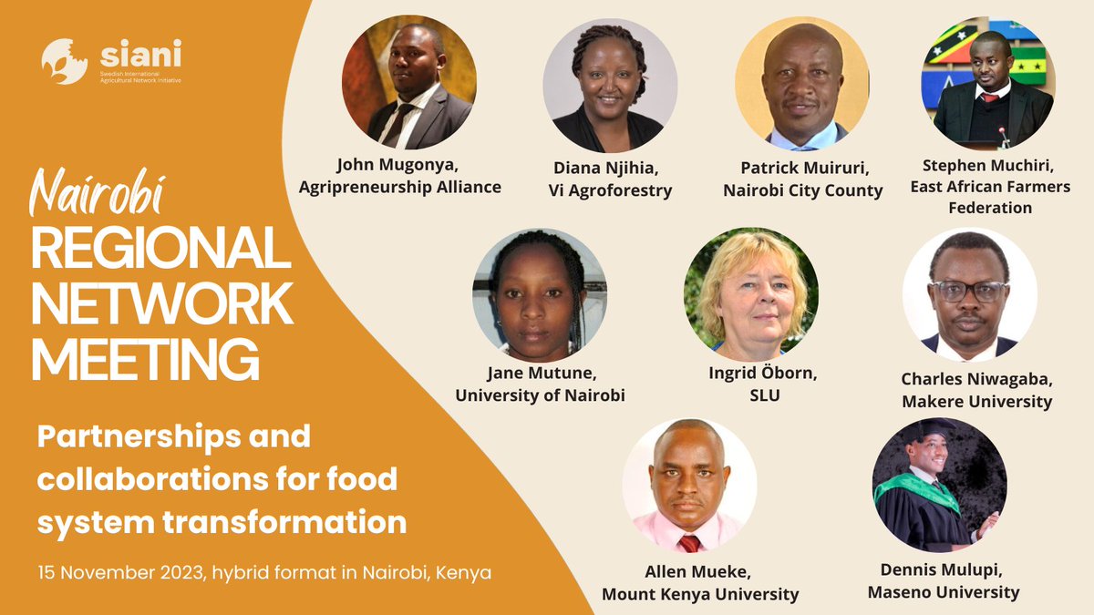 SIANIAgri's tweet photo. #Collab4FS hybrid meeting in #Nairobi is fast approaching! 

Fantastic line-up of speakers including from @JohnMugonya, @the_agripreneur, @ViAgroforestry, @NMS_Kenya, @EAFFinfo, Prof @charles56049026 from @Makerere and more!

Already booked? ✨ https://t.co/AdVm0SxbRE https://t.co/D2smM8ZVkx