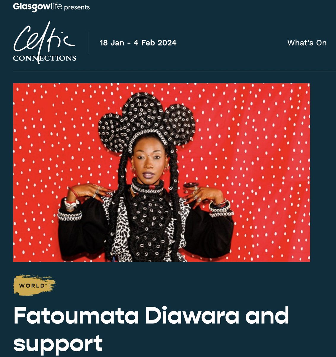 Fatoumata Diawara (@fatoumusic_) on Twitter photo #UK are you ready? Tickets are going fast, fast, almost gone!!! Can't wait to see you <a href="/KOKOLondon/">KOKO Culture</a> <a href="/ccfest/">Celtic Connections</a> <a href="/bandonthewall/">Band on the Wall</a> <a href="/Bristol_Beacon/">Bristol Beacon</a> #UK are you ready? Tickets are going fast, fast, almost gone!!! Can't wait to see you <a href="/KOKOLondon/">KOKO Culture</a> <a href="/ccfest/">Celtic Connections</a> <a href="/bandonthewall/">Band on the Wall</a> <a href="/Bristol_Beacon/">Bristol Beacon</a>