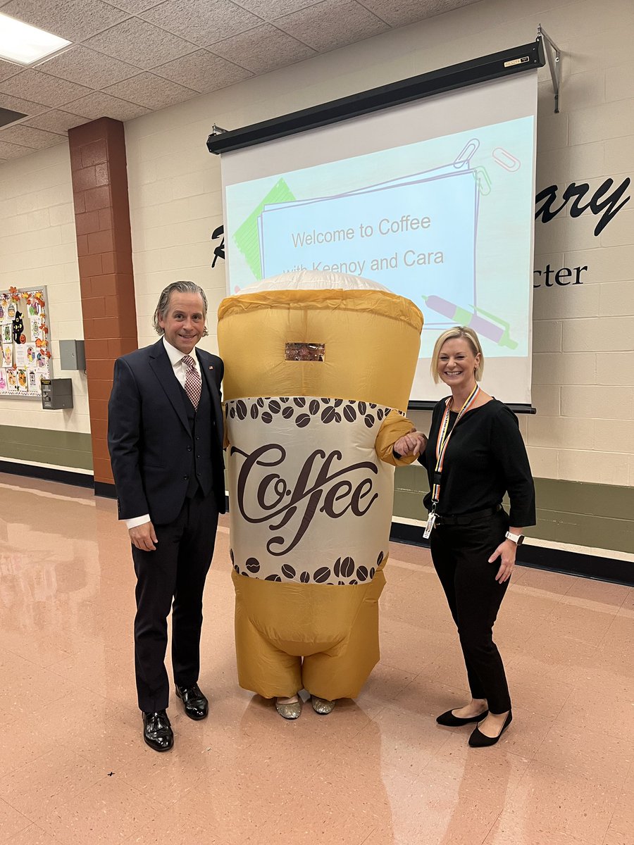 It's Coffee with Keenoy and Cara time! #msdr9 @Principal_RES