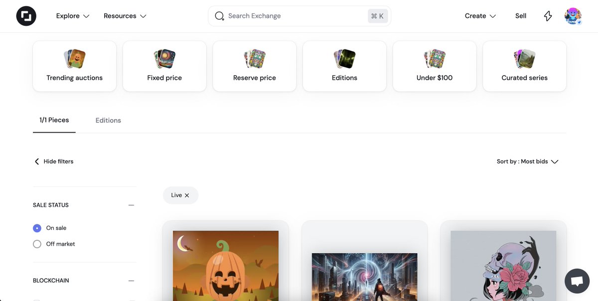 Top trending 1/1 auction on <a href="/exchgART/">Exchange Art</a>? Don't mind if we do! 

exchange.art/explore?sort=m…