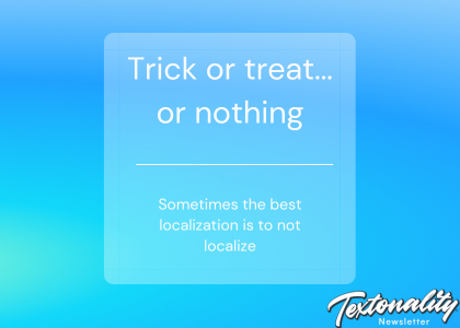 Textonality's tweet image. Halloween in countries where is not a strong tradition? Yes or no?

I try to answer here: thetextonalitynewsletter.substack.com/p/trick-or-tre…