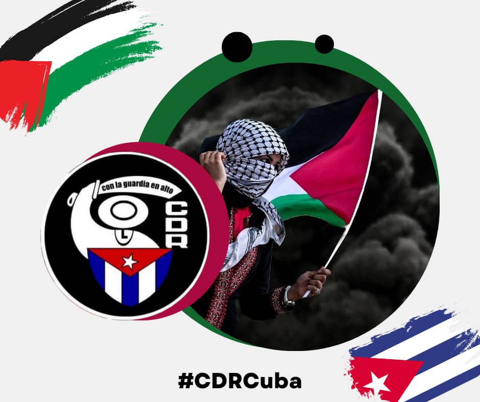 Continúan en diferentes zonas cederistas del país los actos de solidaridad con el pueblo palestino. #Cuba #CDRCuba #FreePalestine