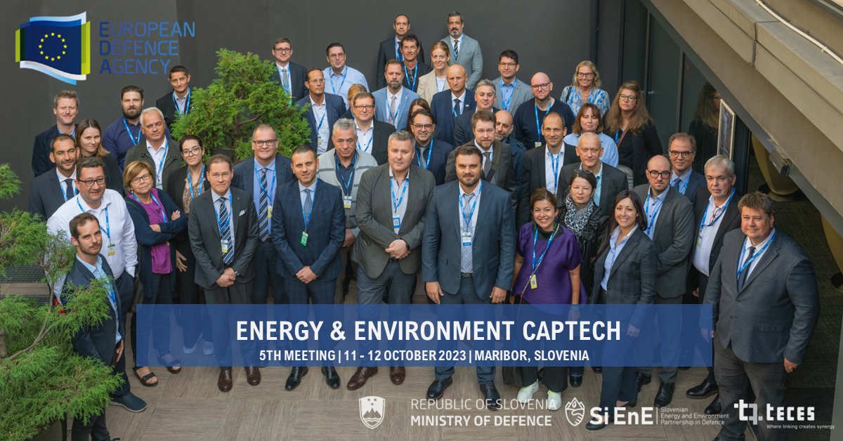 VINCORION_news's tweet image. The #Energy and Environment #CapTech Meeting in Maribor (Slovenia) focused on the question: How can we achieve competitive advantage on the #battlefield and contribute to climate protection at the same time? The answer is #greendefense: vincorion.com/en/white-paper…
