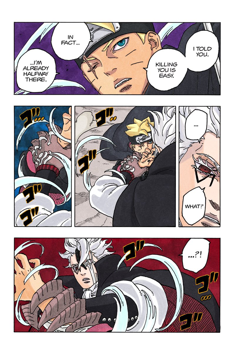 Boruto TBV Chapter 3 is now fully coloured 🔥 check it out here