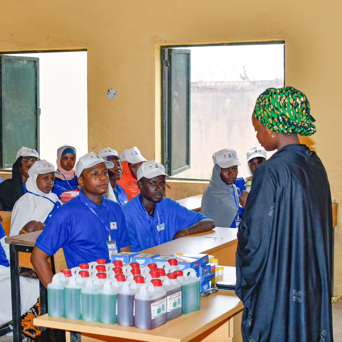 In 2021,Aisha was among those who benefited from skills training, thanks to <a href="/sema_yobe/">YOBE STATE EMERGENCY MANAGEMENT AGENCY (SEMA)</a> and <a href="/JapanGov/">The Gov't of Japan</a>. 

Today, she's come full circle, as she's now a cosmetology trainer. Her story shows the transformative power of youth empowerment.

Read her story 👉 rb.gy/1kv5b