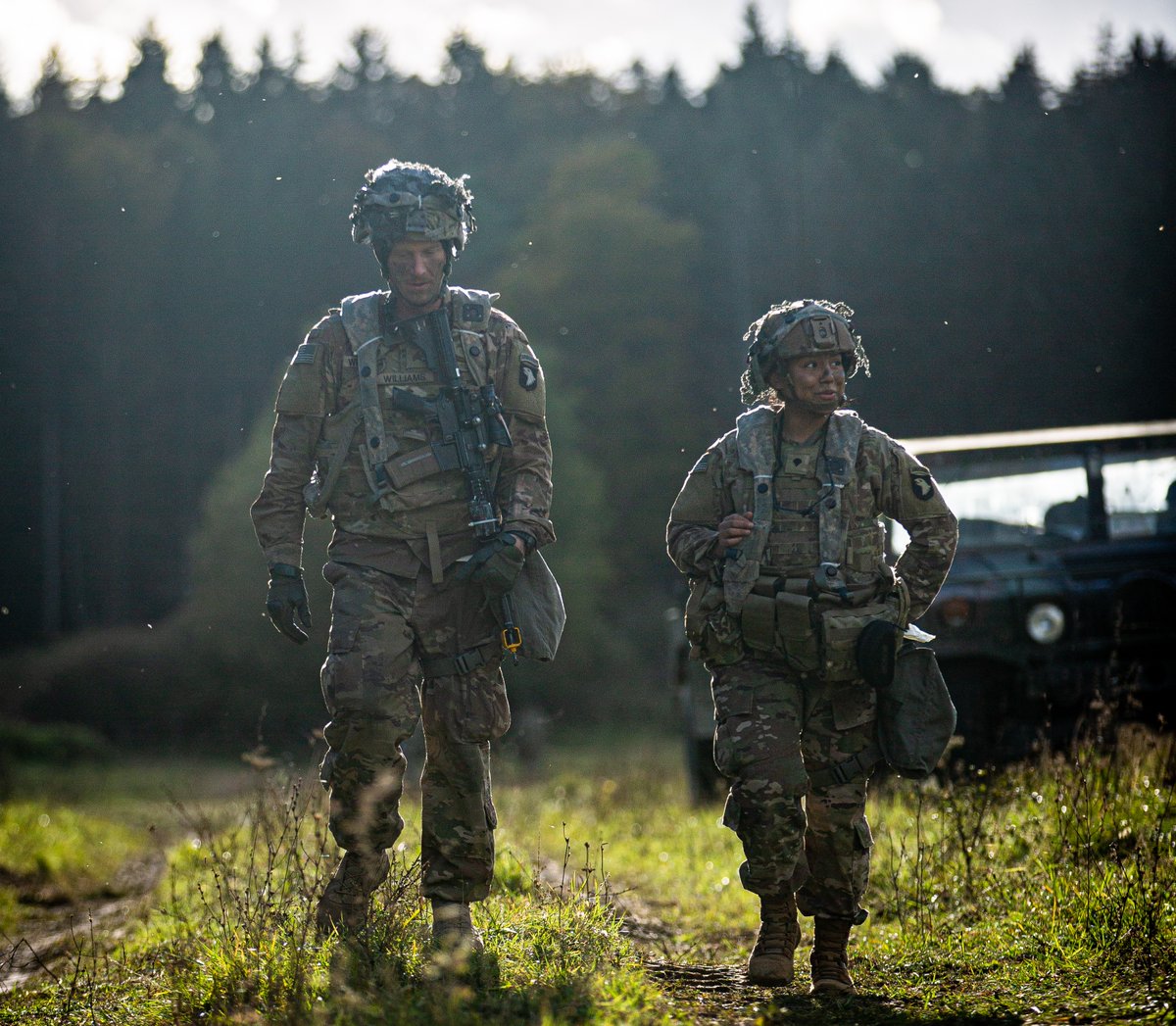 USArmyEURAF's tweet image. Friends, are you following all the #CombinedResolve 24-01 action? 

Currently taking place at @7thATC's #JMRC near Hohenfels, Germany, #CBR is a great opportunity to #train a @USArmy brigade combat team, while also working on #interoperability with some of our @NATO #Allies.