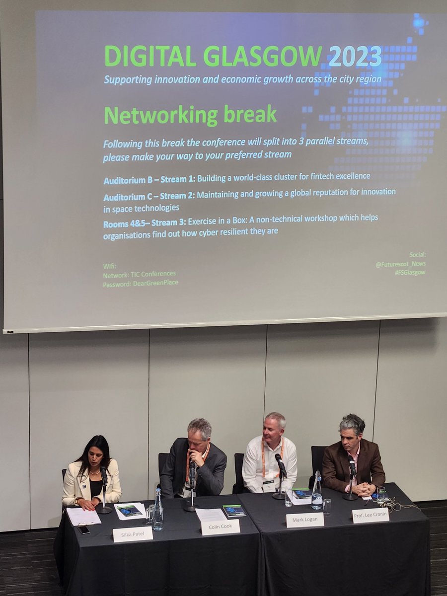 inocr8's tweet photo. That was a fantastic panel session at #digitalglasgow2023 now on to some networking 🚀 https://t.co/iVXKE8bmfx