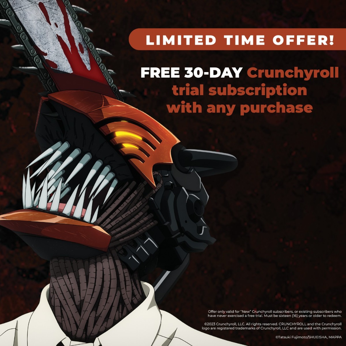 FYE on X: 🚨 LIMITED TIME OFFER 🚨 To all anime fans! Enjoy this FREE  30-day @Crunchyroll Mega Fan subscription with any in-store or online  purchase from FYE! 🔥  #Crunchyroll   /