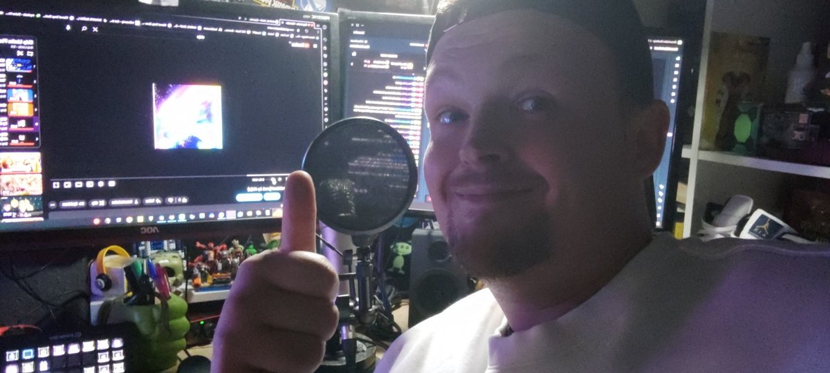 Bin live auf Twitch und so