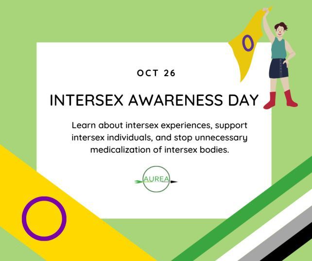 Happy #IntersexAwarenessDay! Image Description in alt text.