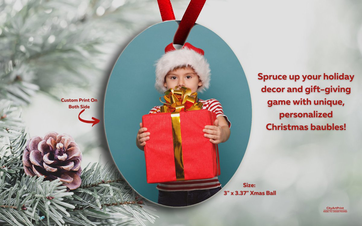 CityArtHub's tweet photo. Spruce up your holiday decor and gift-giving game with unique, personalized Christmas baubles!. #HolidayDecor #ChristmasBaubles #PersonalizedOrnaments #GiftGiving #FestiveSeason #DeckTheHalls #CustomChristmas #UniqueGifts #MemoriesMade
https://t.co/ztJ1UwK01u https://t.co/qevNJAvMBo