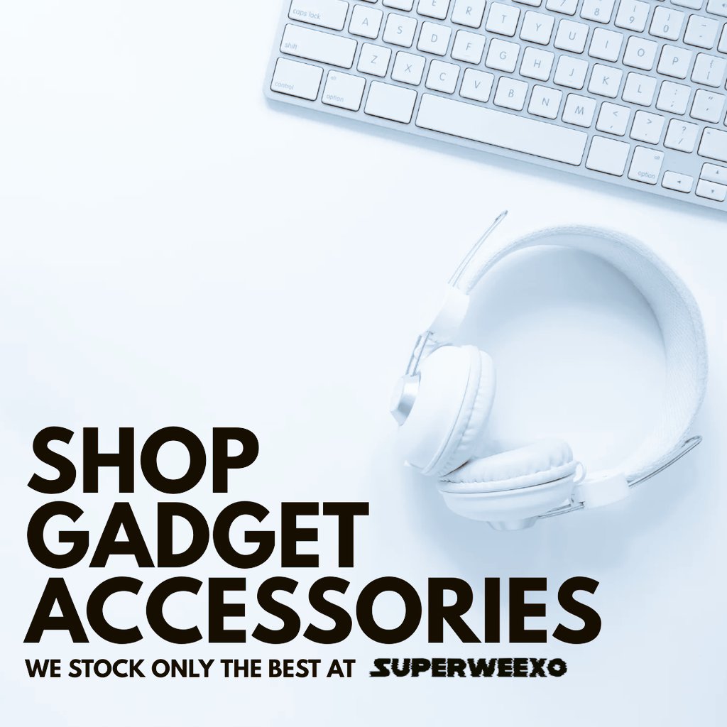 Elevate your gadget game with our collection of accessories at Superweexo.com 
From stylish phone cases to high-quality chargers, we've got it all. Browse and upgrade today! 

#GadgetAccessories #StyleYourTech #accessories