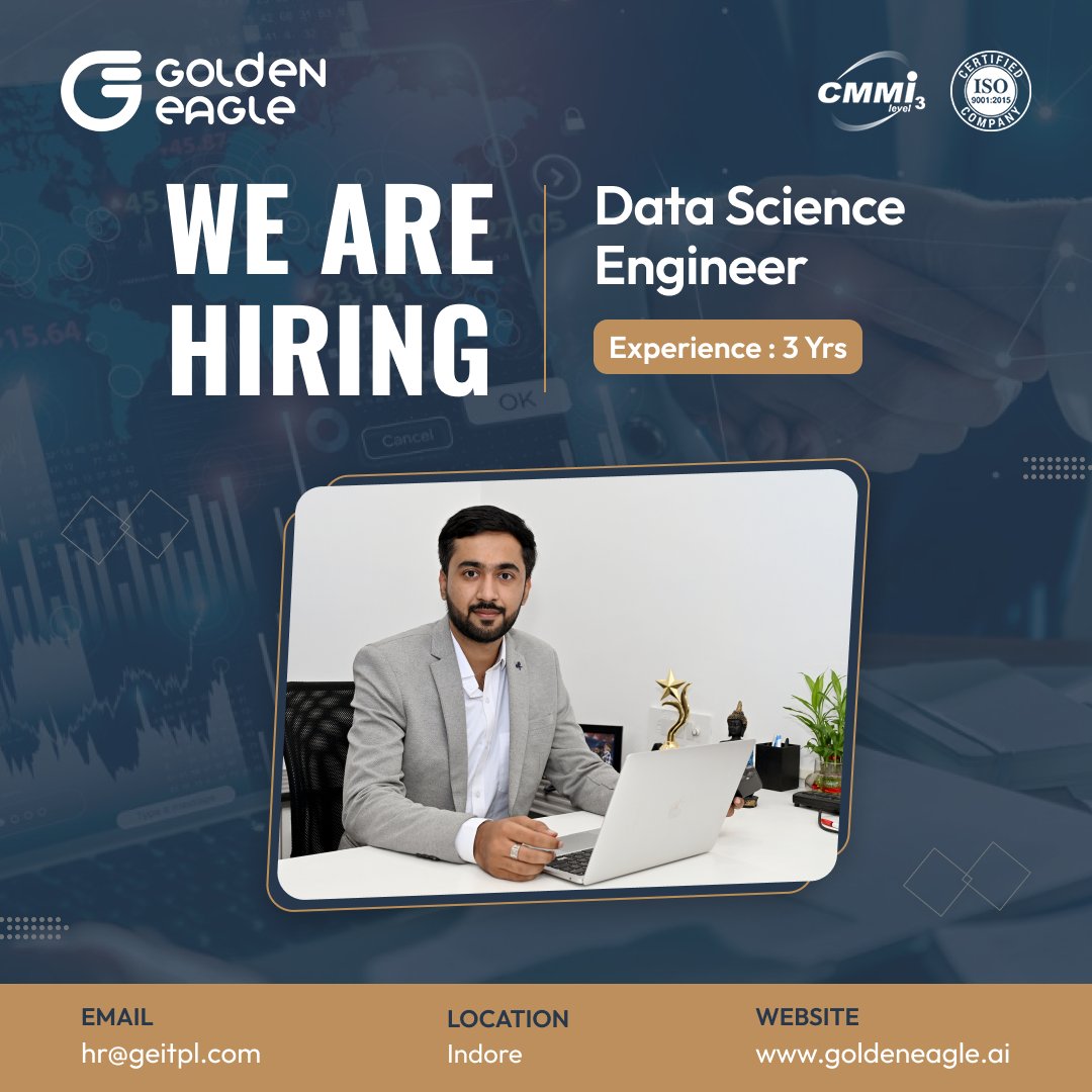 GeitplTech's tweet image. Join Our Data Science Team! 🌟 We&apos;re seeking talented data science engineers with a minimum of 3 years&apos; experience to be part of our innovation journey. Ready to take your career to the next level? Apply now!

#DataScience #DataScienceJobs #DataScienceEngineers #TechJobs