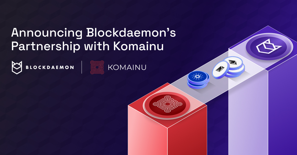 1/4 🤝 Expanding our partnership with <a href="/KomainuCustody/">Komainu</a>, we are enhancing our institutional staking capabilities on Ethereum &amp; Cardano. This showcases our collaboration with a diverse range of custodians.