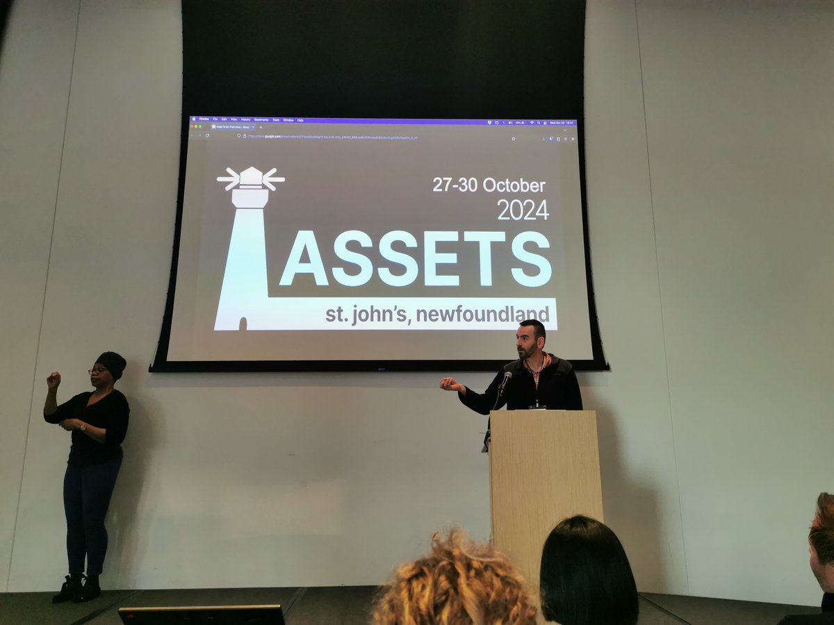 Back to Lisbon! Before tuning out from #assets2023 I want to give a shoutout to the best paper awards (VisPhoto as BP and <a href="/HumphreyCurtis4/">Humphrey Curtis</a> <a href="/quiteneate/">Timothy Neate (@quiteneate.bsky.social)</a> as BSP) this year - great work and presentations! And.....start thinking about #assets2024, in St. Jonh's, Newfoundland, Canada!