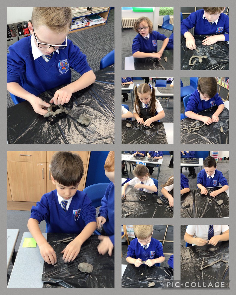 Zebraclassww's tweet photo. In Art we have been studying Henry Moore. We have used differ types of cross hatching technique. We used wire to make a frame for our sculpture. Then we covered the frame in clay. #WWPAART @whistonwillis1 https://t.co/DkWx8dAbfs