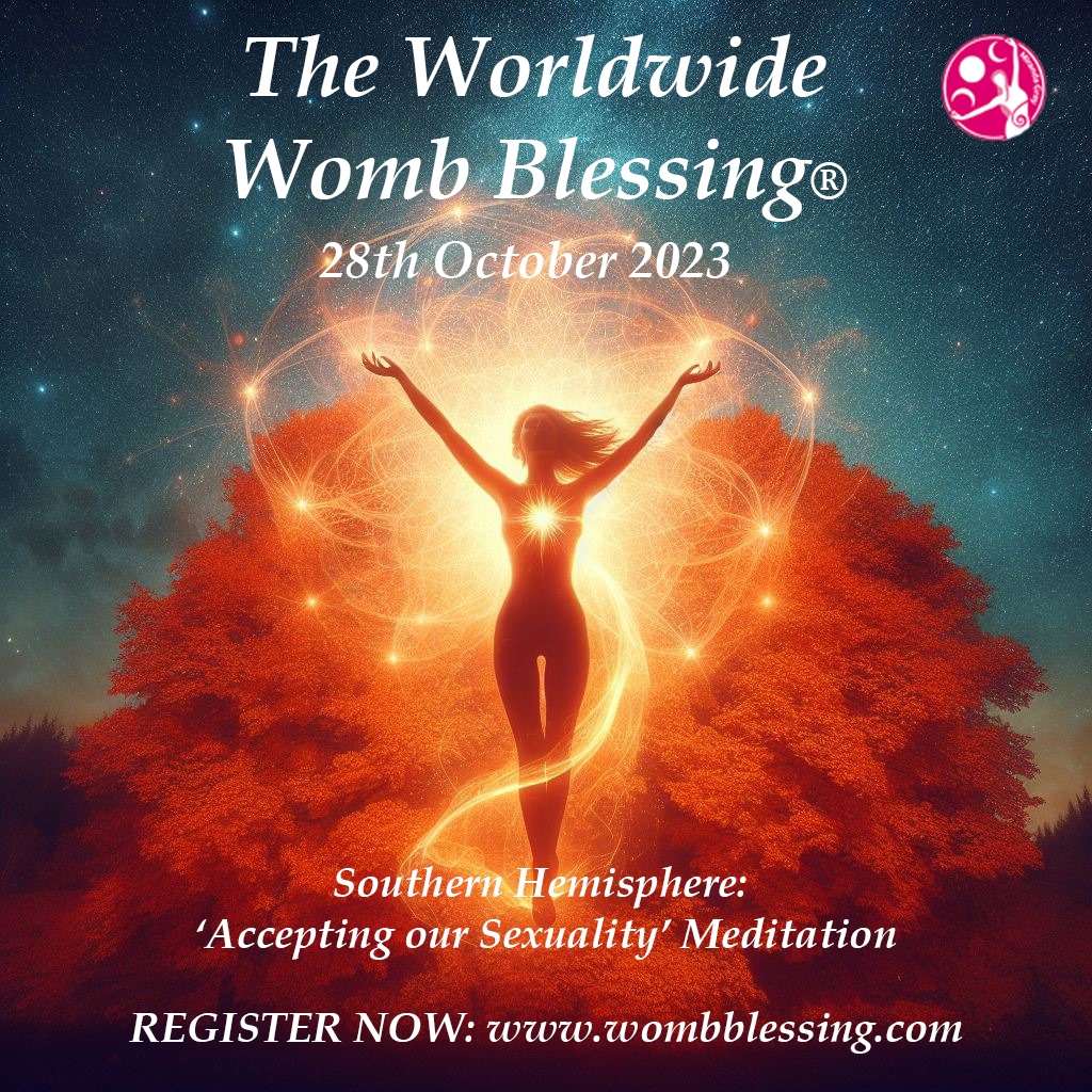 wombblessing's tweet image. Join us at the next Worldwide Womb Blessing event and if you are in the Southern hemisphere experience the profound ‘Accepting our Sexuality' meditation. 

wombblessing.com/register/ to register and receive all the details.

#WombBlessing #FullMoonMagic #moonmothers #mirandagray