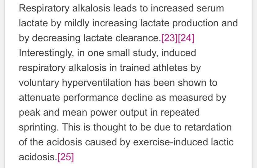 HalfThePerson's tweet photo. Note that hypocapnia (low pCO2) in #HYCH and possibly #POTS leads to respiratory alkalosis, causing build up of lactate through and independent mechanism to cell hypoxia and #lacticacidosis seen in #pwME https://t.co/oaAffH6ZYz https://t.co/C9ZaaWiAZ2