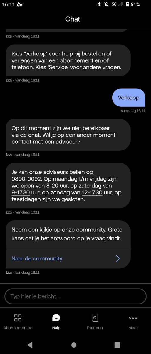 Sisiinan's tweet photo. @odidonederland chat is nooit beschikbaar en op DM's reageert men al niet meer. Sinds de naamswijziging heb ik geen contact op kunnen nemen met jullie? Ik dacht dat de visie meer gericht zou worden op de klanten? https://t.co/1CsdyaPPgO