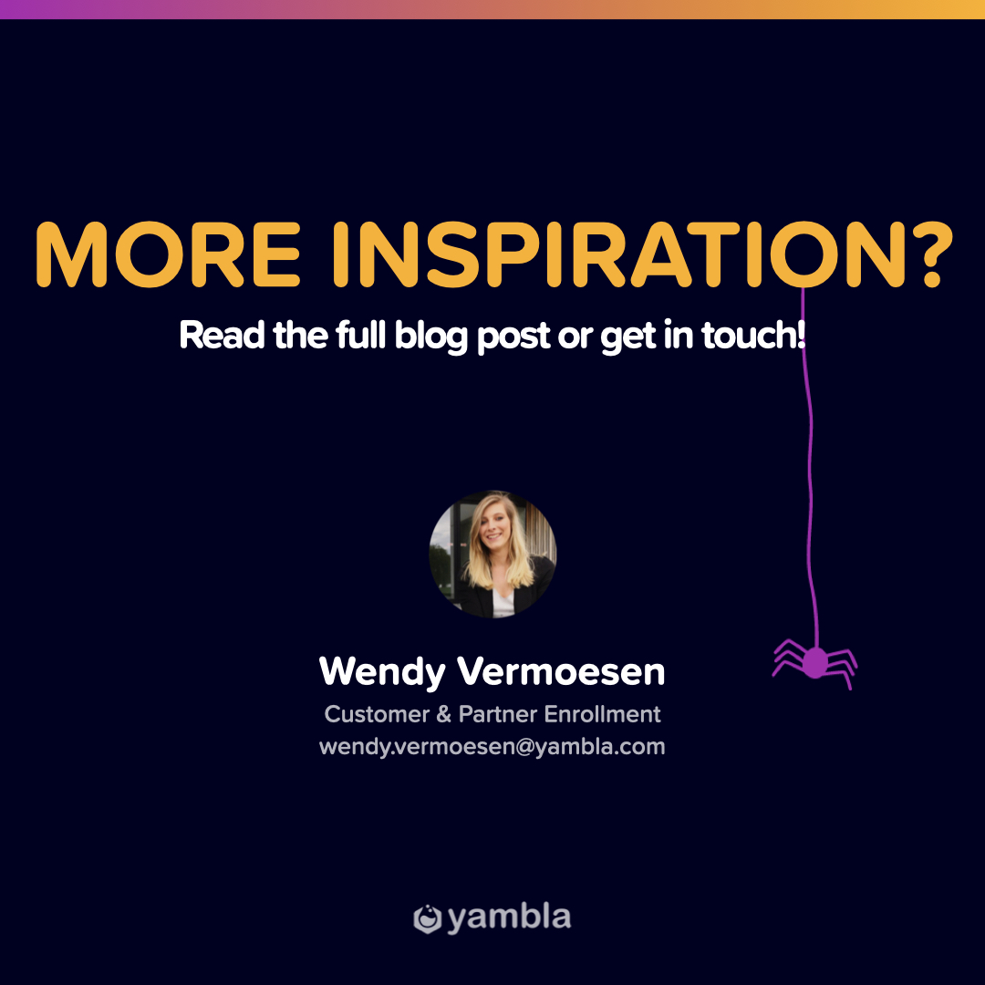 👻 Greetings, Masters of Innovation!

This All Hallows' Eve, dare to dance with the unknown as we unveil "7 Eerie Approaches to Keep Collaborative Innovation Alive."

Haunt or be haunted!

Read the full blog post for more inspiration 👻
blog.yambla.com/spooktacular-i…