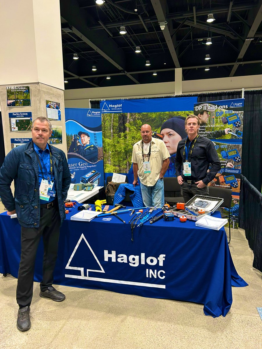 Ready for the SAF national convention today. Come visit us in our stand. #haglofsweden #forestry #SAF
