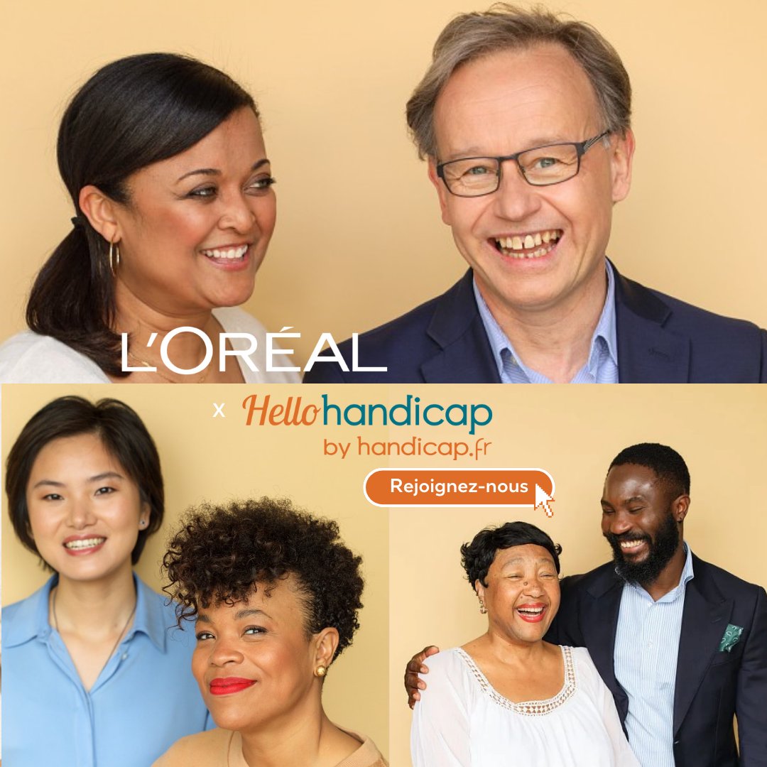 L’Oréal Groupe en France (@lorealfrance) on Twitter photo Cette semaine, grâce à notre partenariat avec <a href="/Handicap_fr/">Handicap.fr</a>, nous participons pour la 7ème fois à une nouvelle édition de #HelloHandicap.
L'objectif ? Rencontrer, recruter et accueillir davantage de candidats en situation de handicap.
Rejoignez-nous 👇
hello-handicap.fr/entreprises/48… Cette semaine, grâce à notre partenariat avec <a href="/Handicap_fr/">Handicap.fr</a>, nous participons pour la 7ème fois à une nouvelle édition de #HelloHandicap.
L'objectif ? Rencontrer, recruter et accueillir davantage de candidats en situation de handicap.
Rejoignez-nous 👇
hello-handicap.fr/entreprises/48…