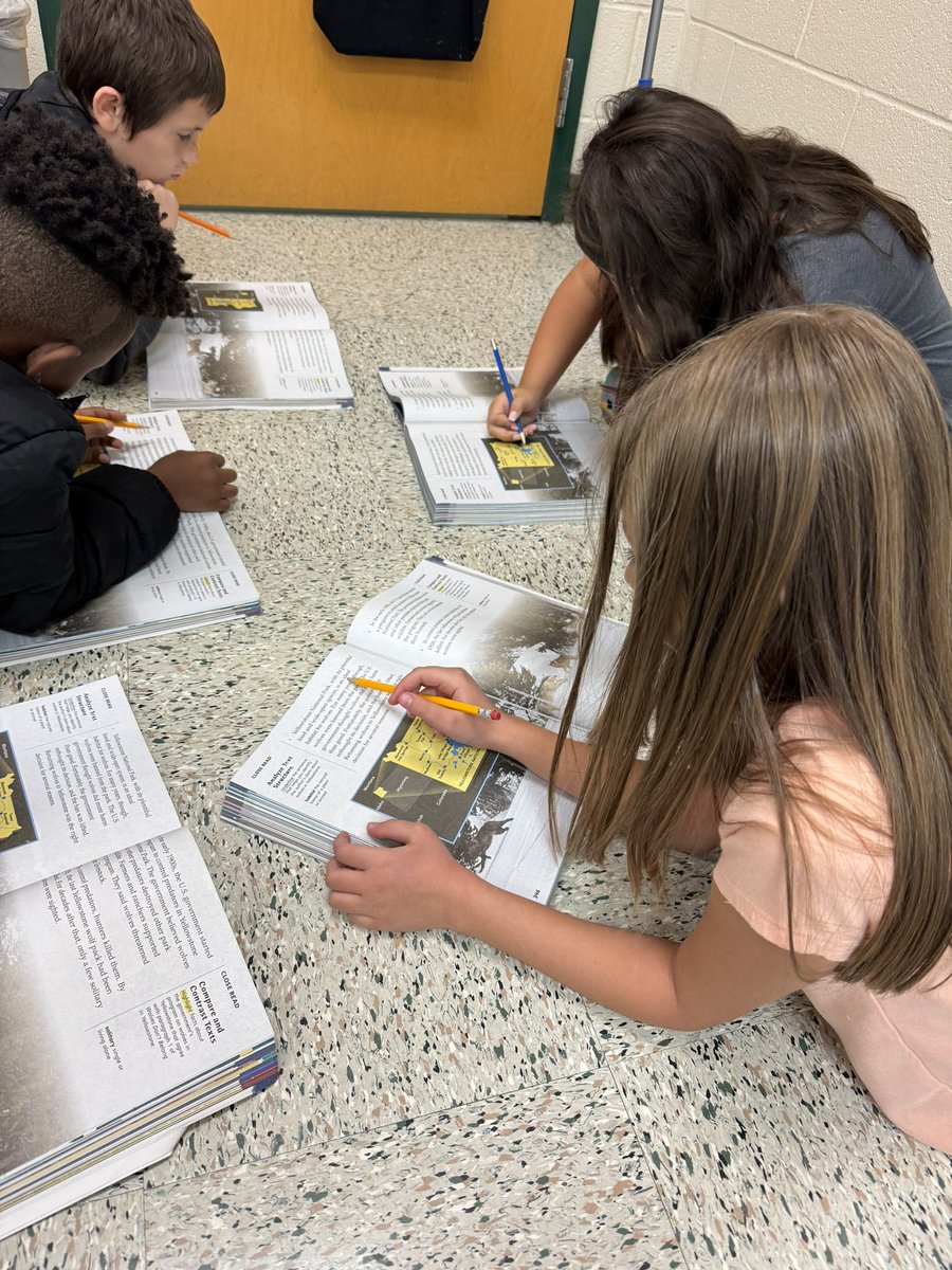 mremustangs's tweet photo. Third graders are reading grade level text from their Savvas reading book and comparing / contrasting two stories in their reading groups! @mc_garvin @DrForehand @brantleyteacher @juliesteele123 #FirstClassLeaders https://t.co/DheB5n51tj