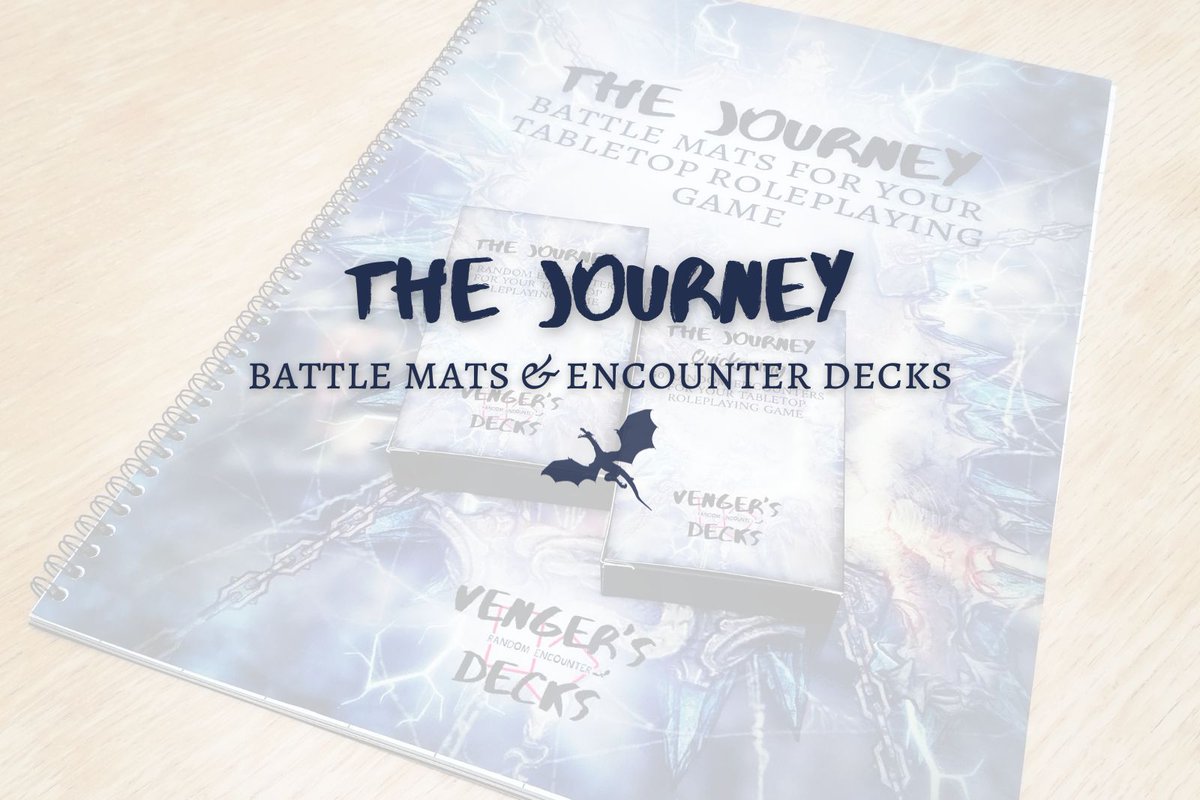 vengersdecks's tweet image. Been so overwhelmed by how popular The Journey has proved since it launched. It's on its 2nd print run already with lots of orders flying out. Learn more about it at:

vengersdecks.com/collections/ra…

#VengersDecks #VengersRealm #mapbook #dndmaps #rpgmaps #randomencounters #ttrpg