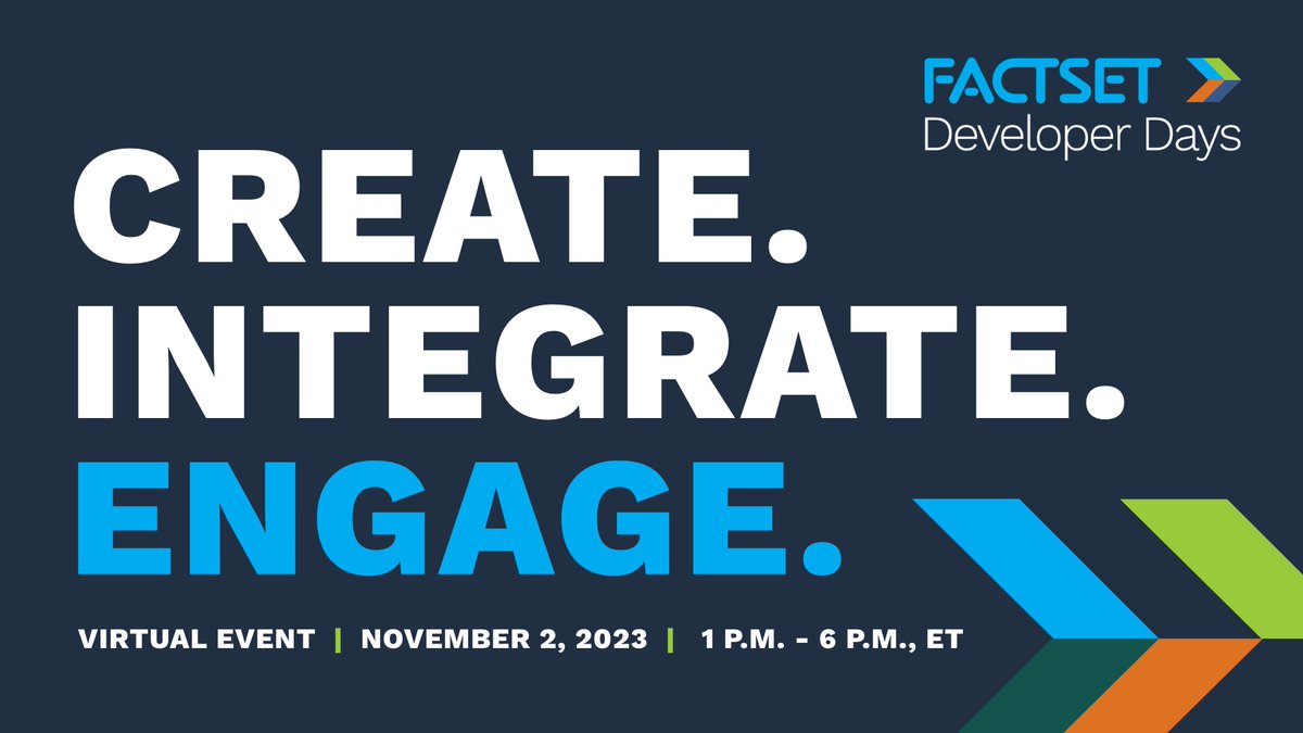 There is one week left to register! We've got you covered from high availability and resiliency in Kubernetes to cross-platform components. Join us on Nov 2, and let's create the future together! Don't miss it: bit.ly/3RLIG3f #DevelopWithFactSet #FactSetDevDays