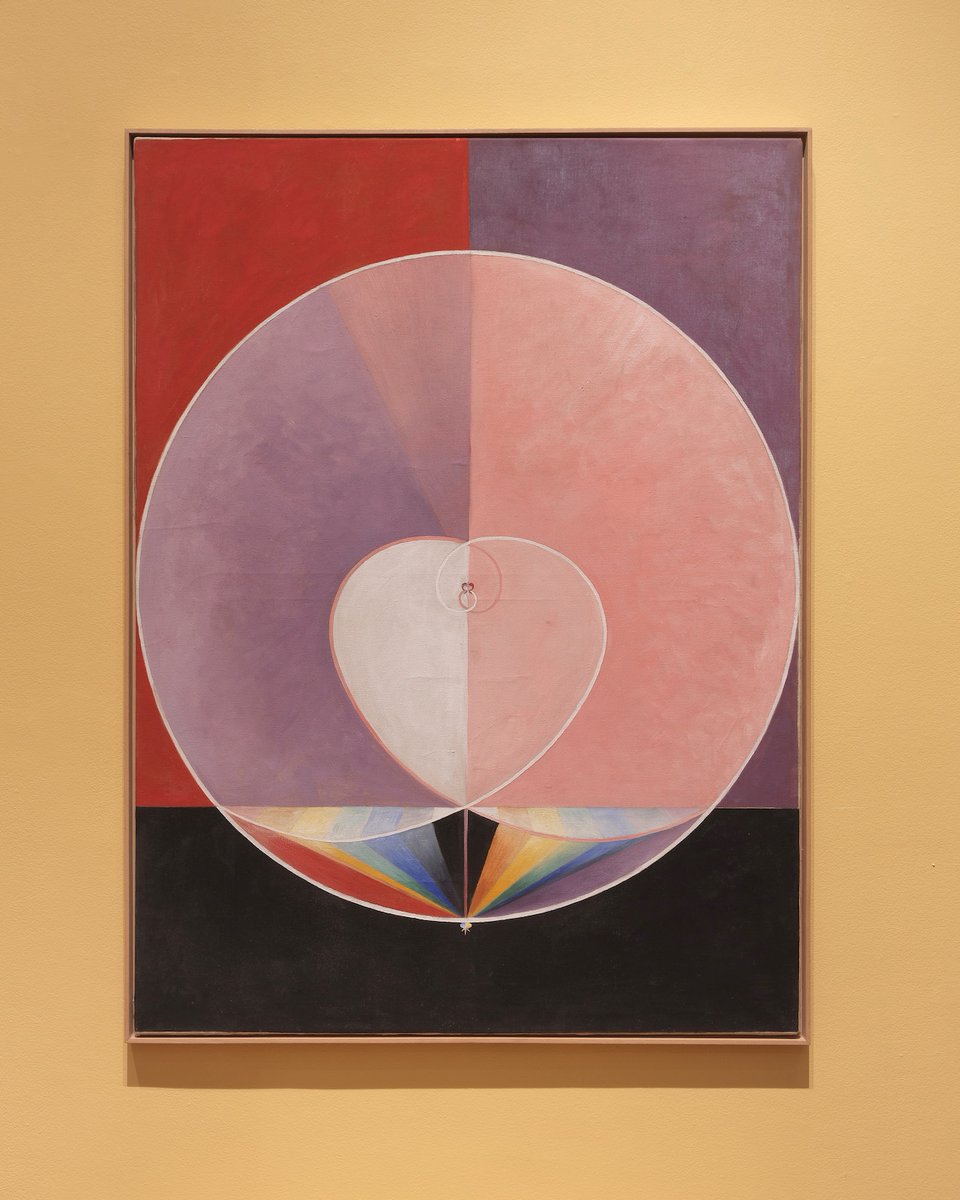 Happy birthday, #HilmaafKlint! See her work on view in '#JudyChicago: Herstory,' presented within 'The City of Ladies,' a group installation displaying artworks by nearly 90 women and genderqueer artists and historical figures redefining art history: bit.ly/JudyChicagoHer…