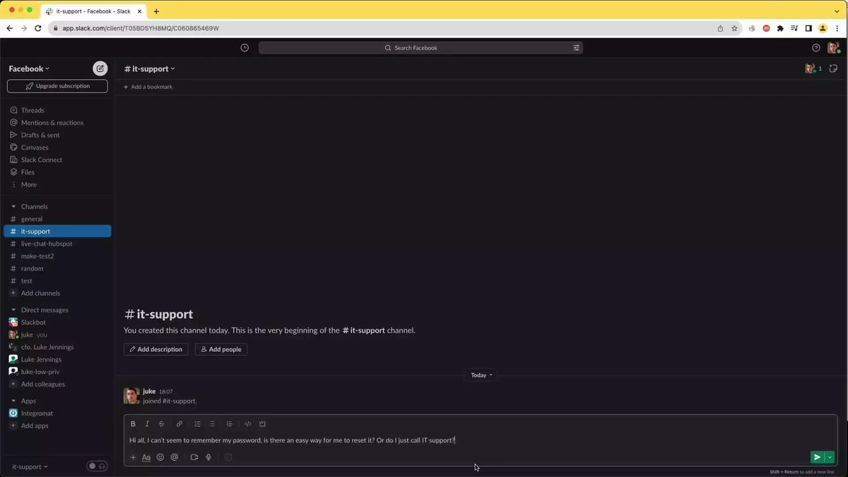 PushSecurity's tweet image. 👋 Learn how to use Slack for phishing and social engineering attacks. 

Here’s a quick demo of user spoofing, link preview spoofing and a shadow workflow in action

Link in 🧵 

#SaaSsecurity #identitysecurity #pentest #redteam #cloudsecurity #Pentesters #redteamers #blueteam